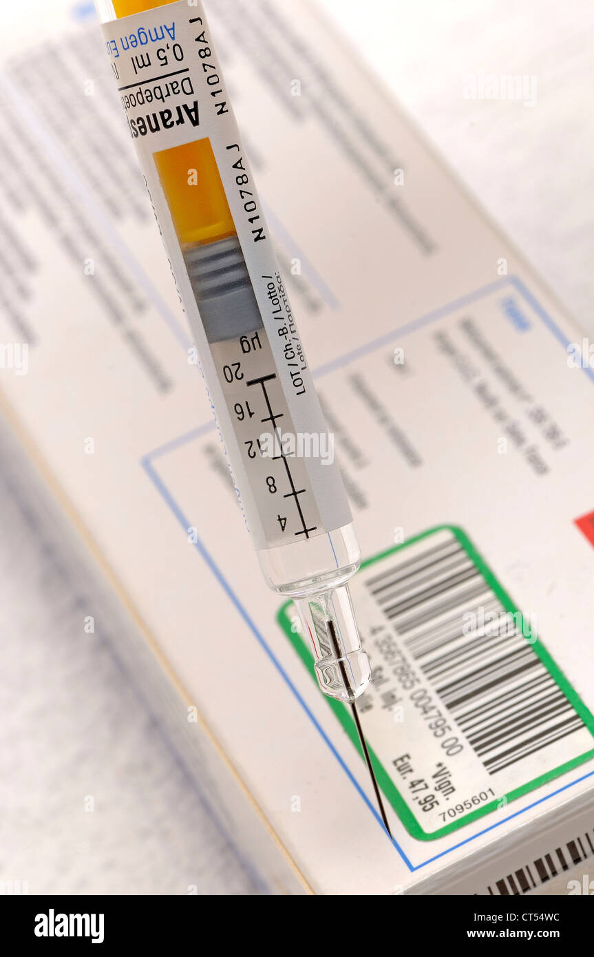 ERYTHROPOETIN Stockfoto