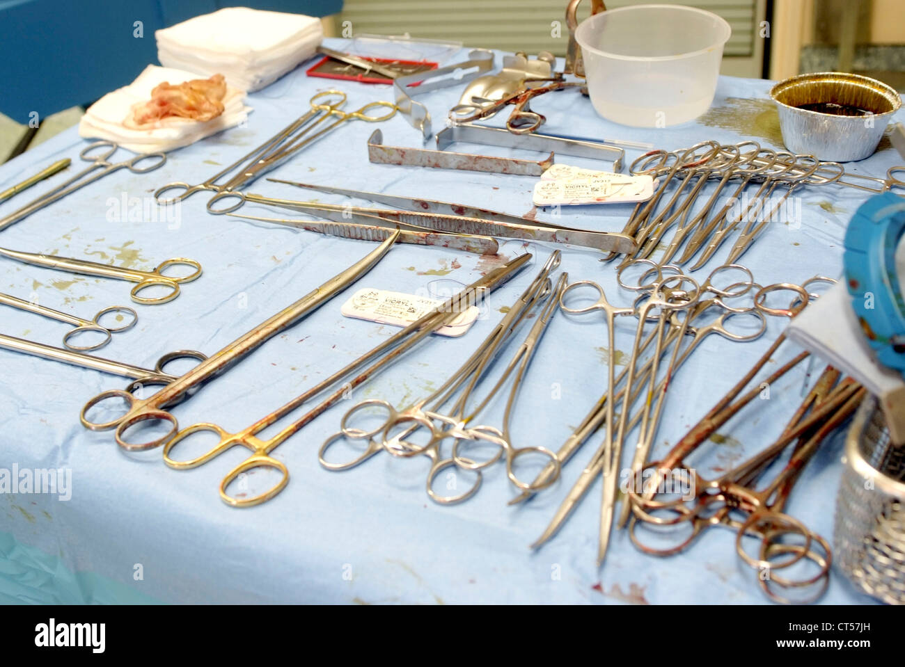 CHIRURGISCHE GERÄTE Stockfoto