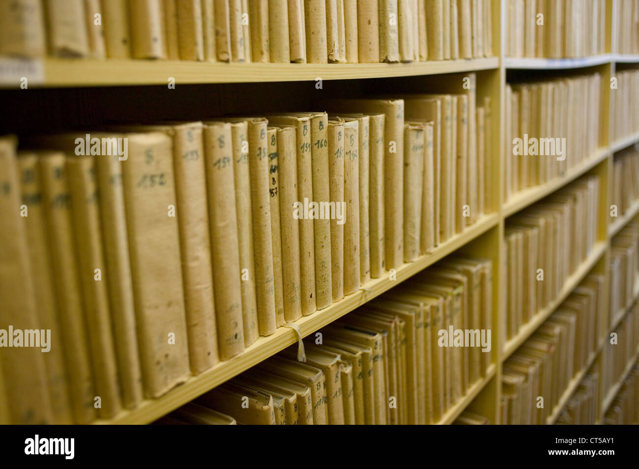 Berliner Stasi-Zentrale Tag der offenen Tür Stockfoto