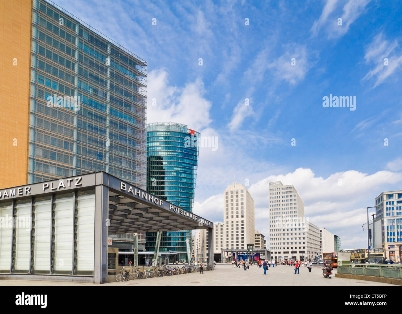 Potsdamer Platz Bahnhof Bahnhof Bahnhof U Bahn Berlin-Mitte Deutschland EU Europa Stockfoto
