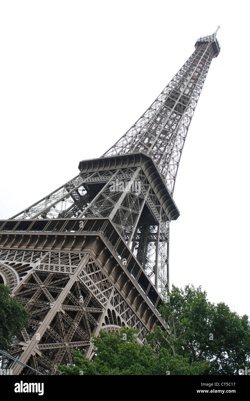 Der Eiffelturm Paris Frankreich, Stockfoto