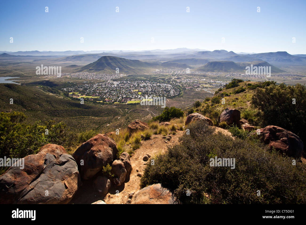 Valley of Desolation, Camdeboo National Park, Graaff-Reinet, Karoo, Südafrika Stockfoto