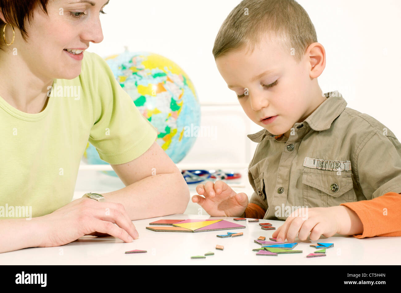 KINDERPSYCHOLOGIE Stockfoto