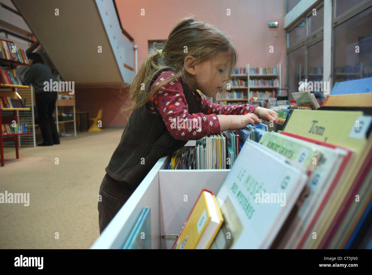 BIBLIOTHEK Stockfoto