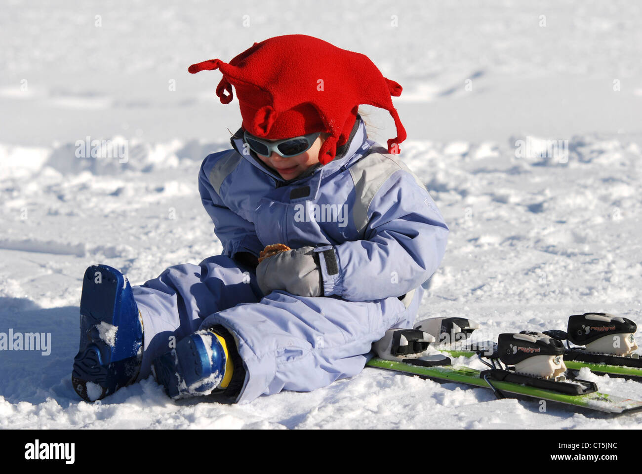SKIFAHREN Stockfoto