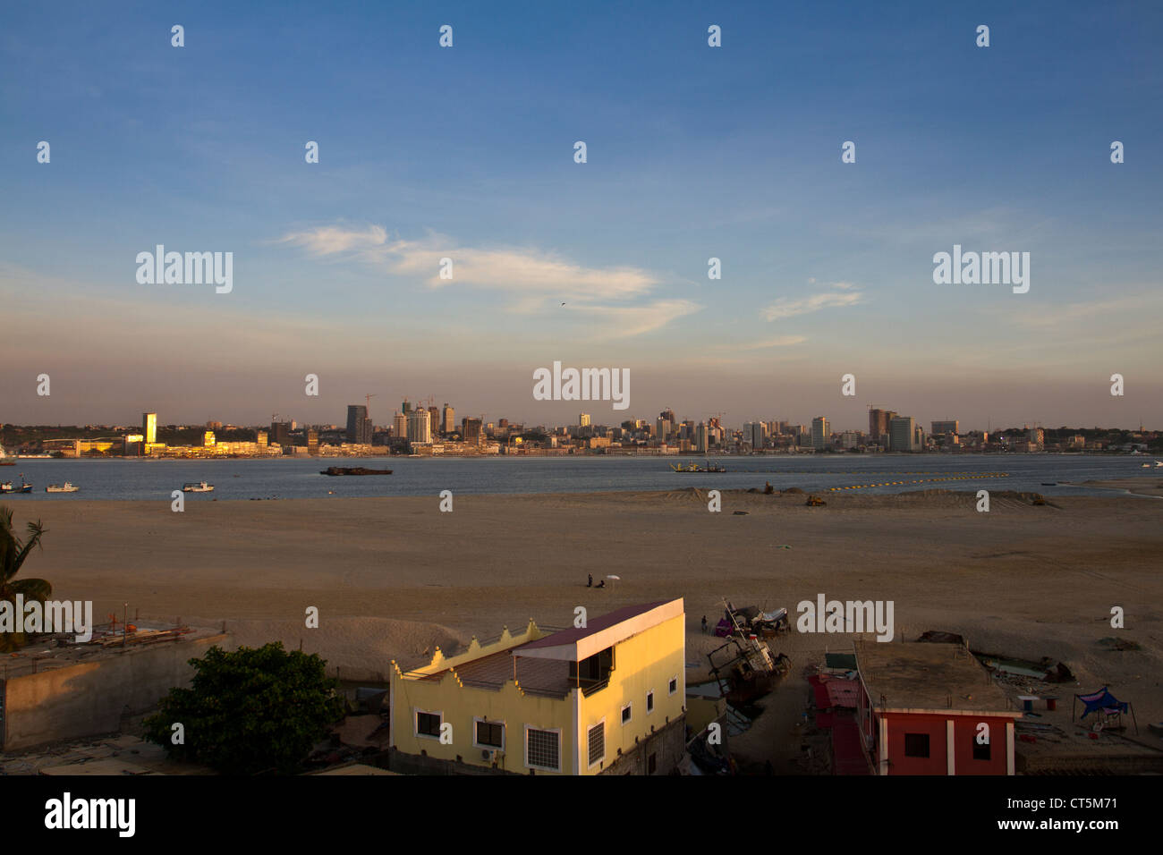 Übersicht von Luanda, der Hauptstadt von Angola Stockfoto