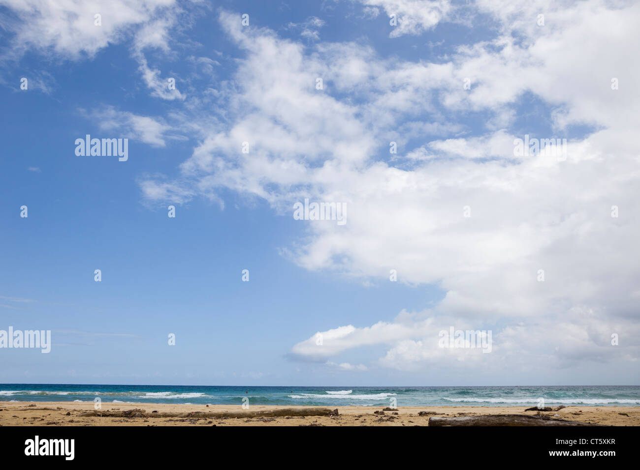 Assistenten Strand (ersten) Isla Bastimentos, Bocas del Toro, Panama. Stockfoto