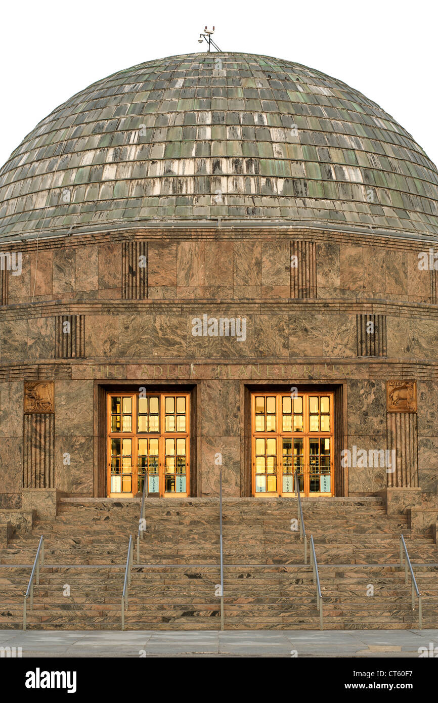 Das Adler Planetarium in Chicago, Illinois, USA. Stockfoto