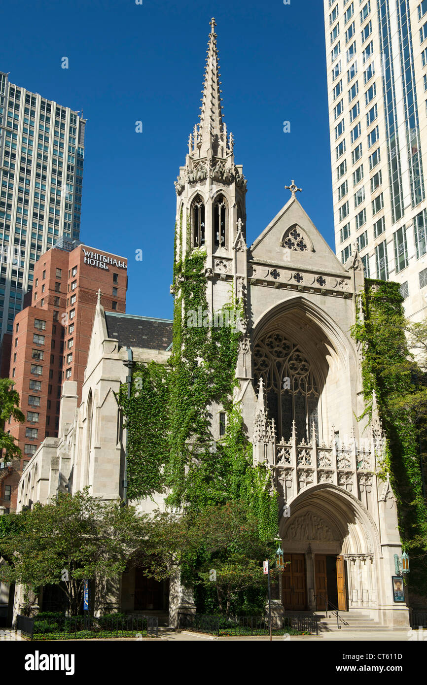 Vierte Presbyterian Church in Chicago, Illinois, USA. Stockfoto