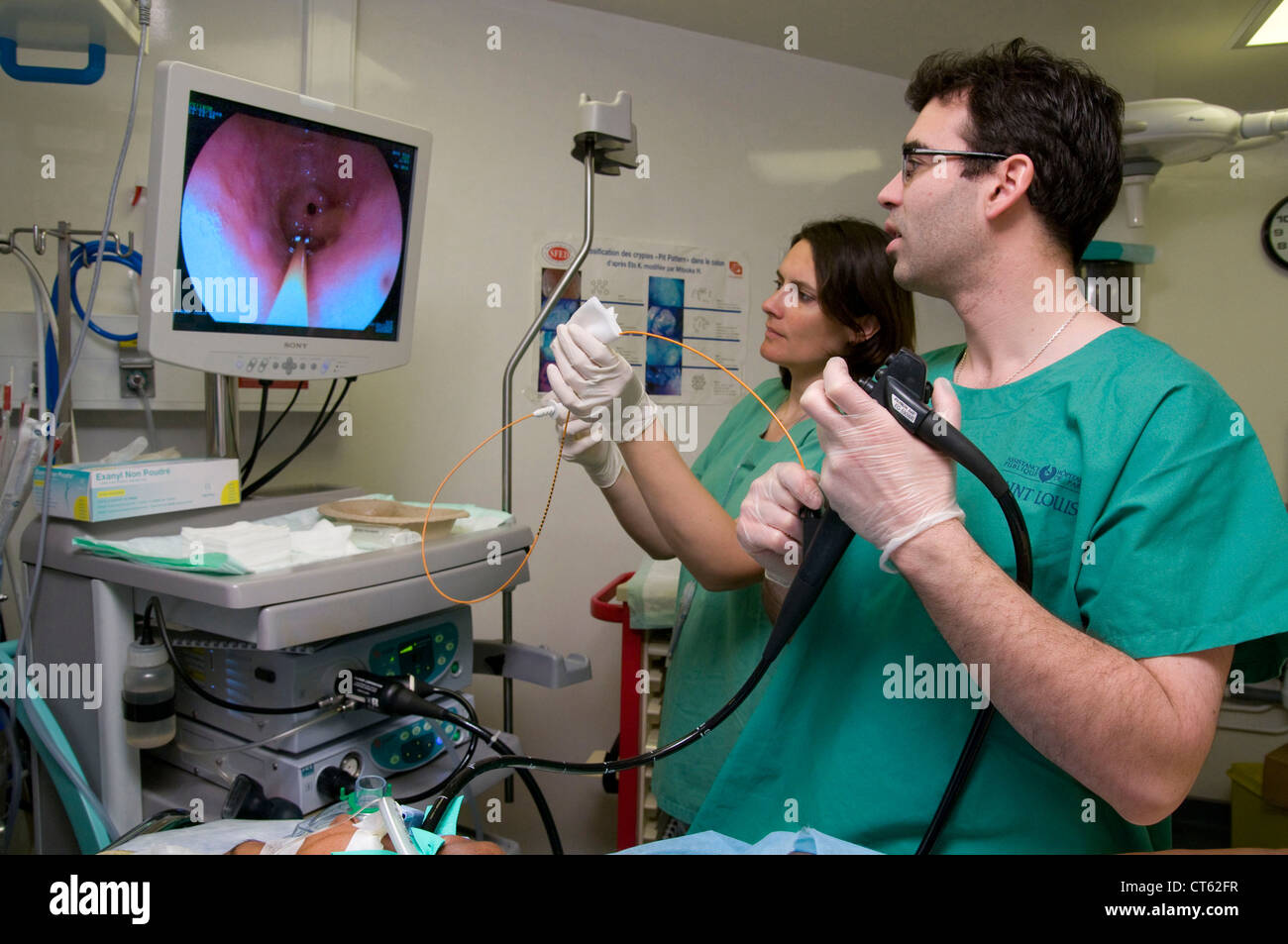 DIGESTIVE ENDOSKOPIE Stockfoto
