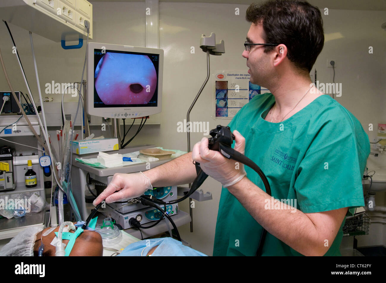 DIGESTIVE ENDOSKOPIE Stockfoto