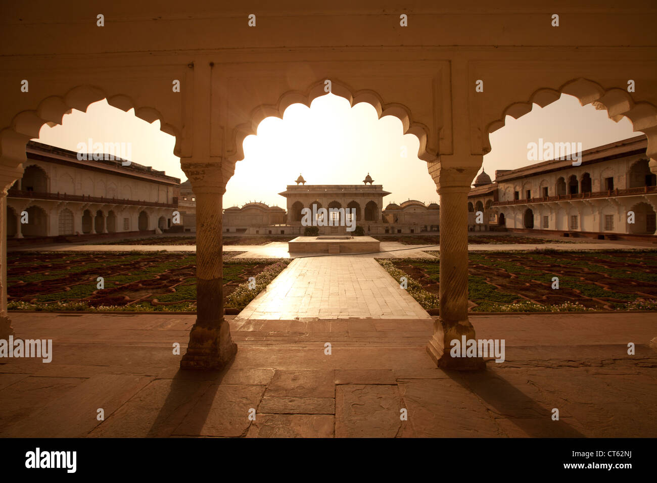 Amber Fort in Agra Stockfoto