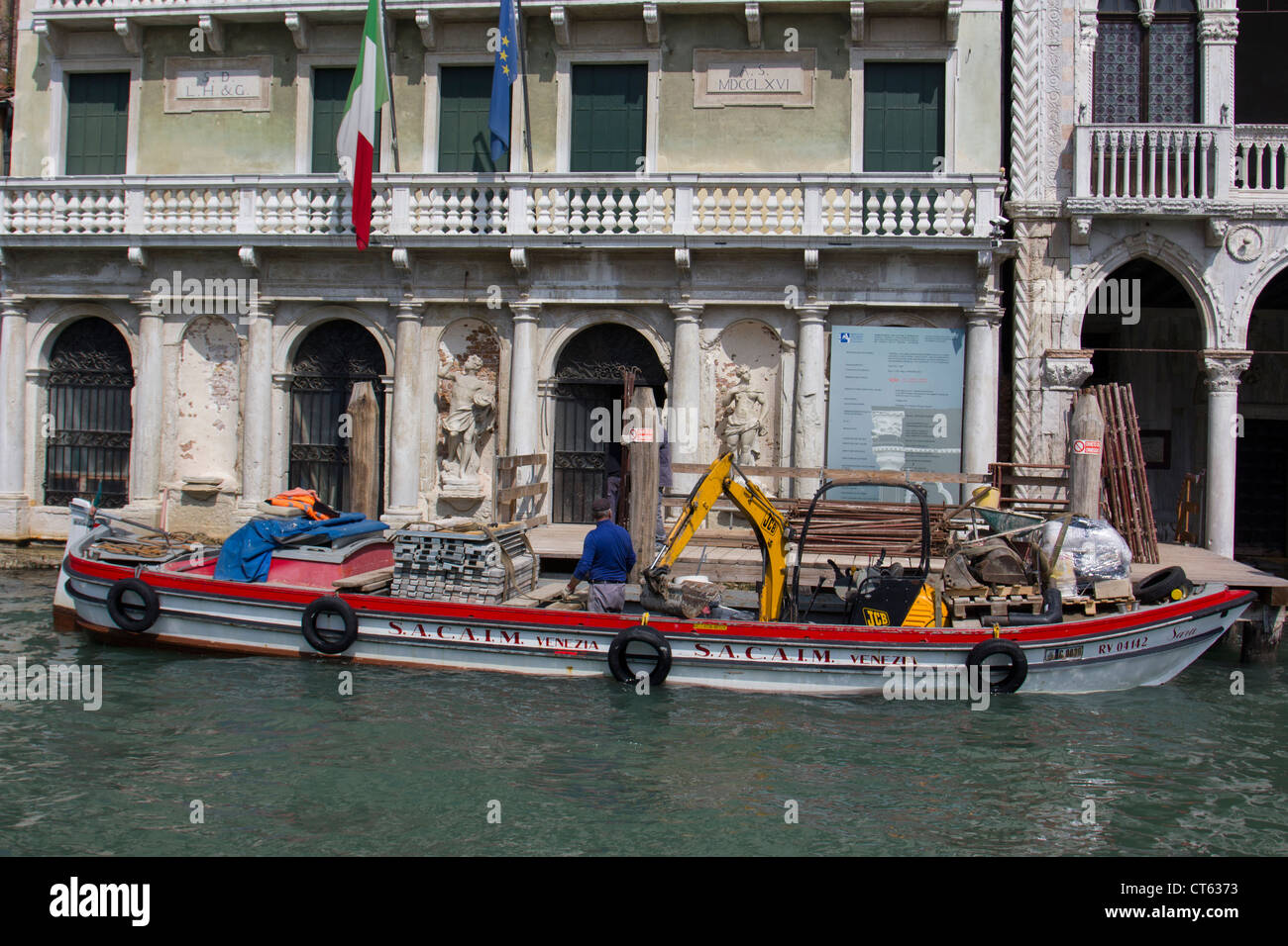 Gebäude-Architekturen Venedig Italien Stockfoto