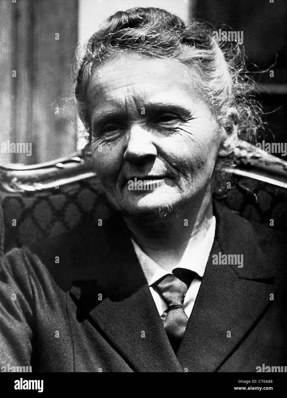 Porträt von Marie Curie Stockfoto