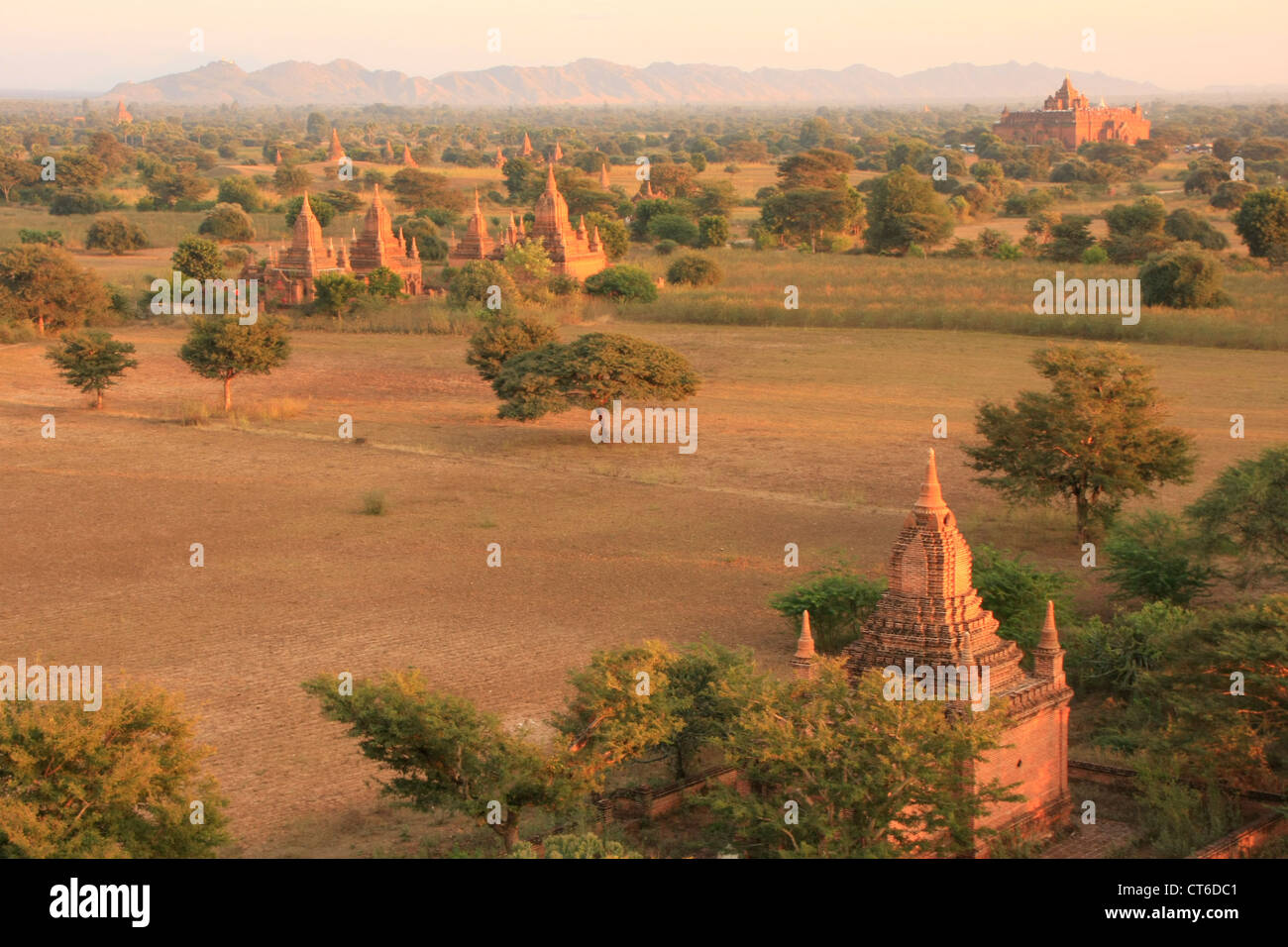 Tempel von Bagan, archäologische Zone Bagan, Mandalay Region, Myanmar, Südostasien Stockfoto