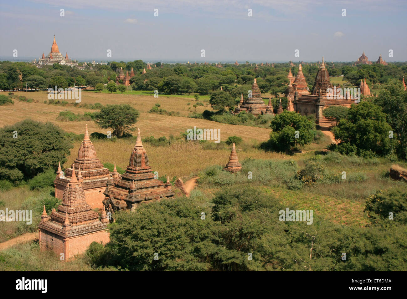 Tempel von Bagan, archäologische Zone Bagan, Mandalay Region, Myanmar, Südostasien Stockfoto