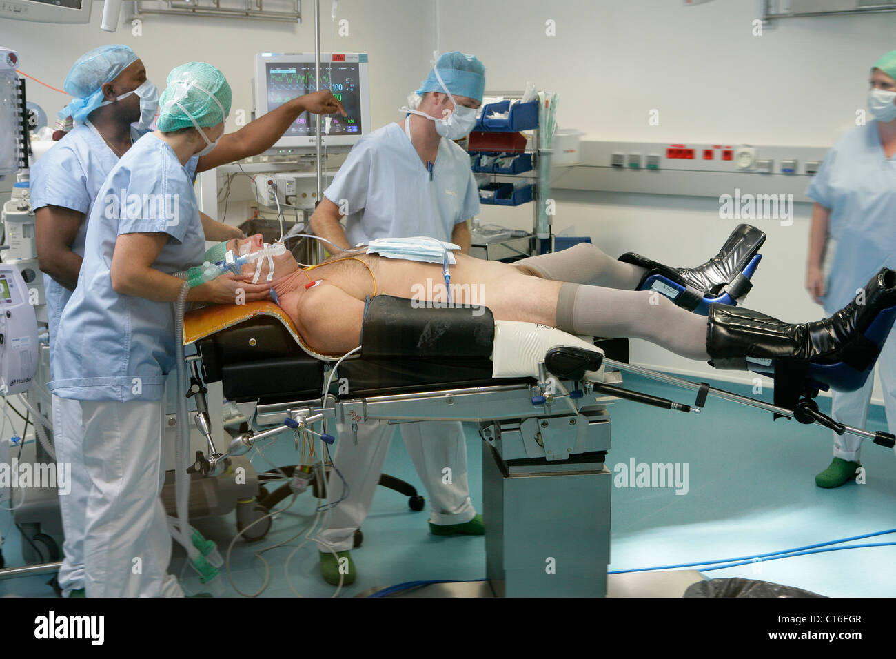 PROSTATA-OPERATION Stockfoto