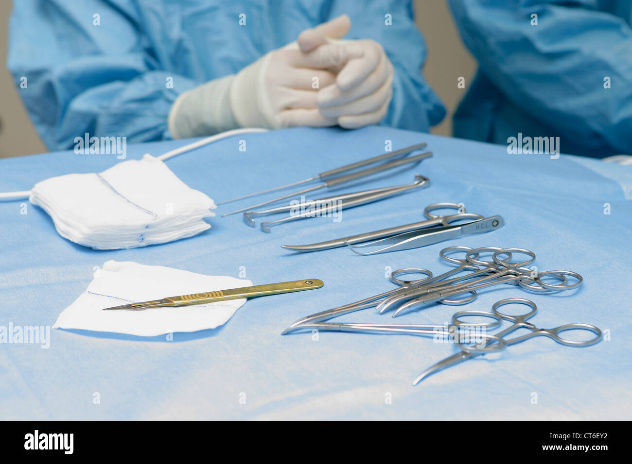 CHIRURGISCHE GERÄTE Stockfoto