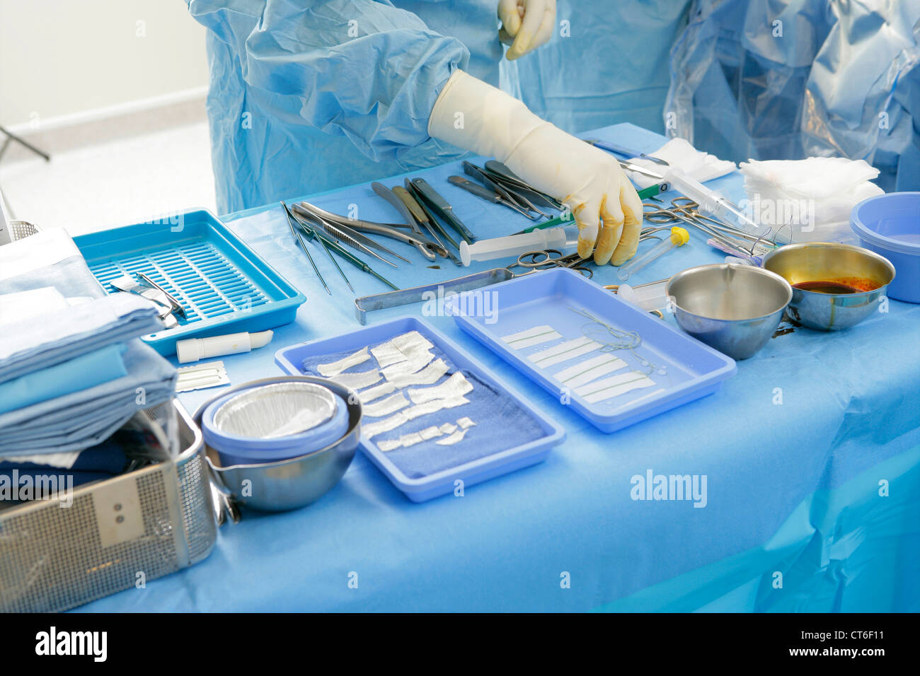 CHIRURGISCHE GERÄTE Stockfoto