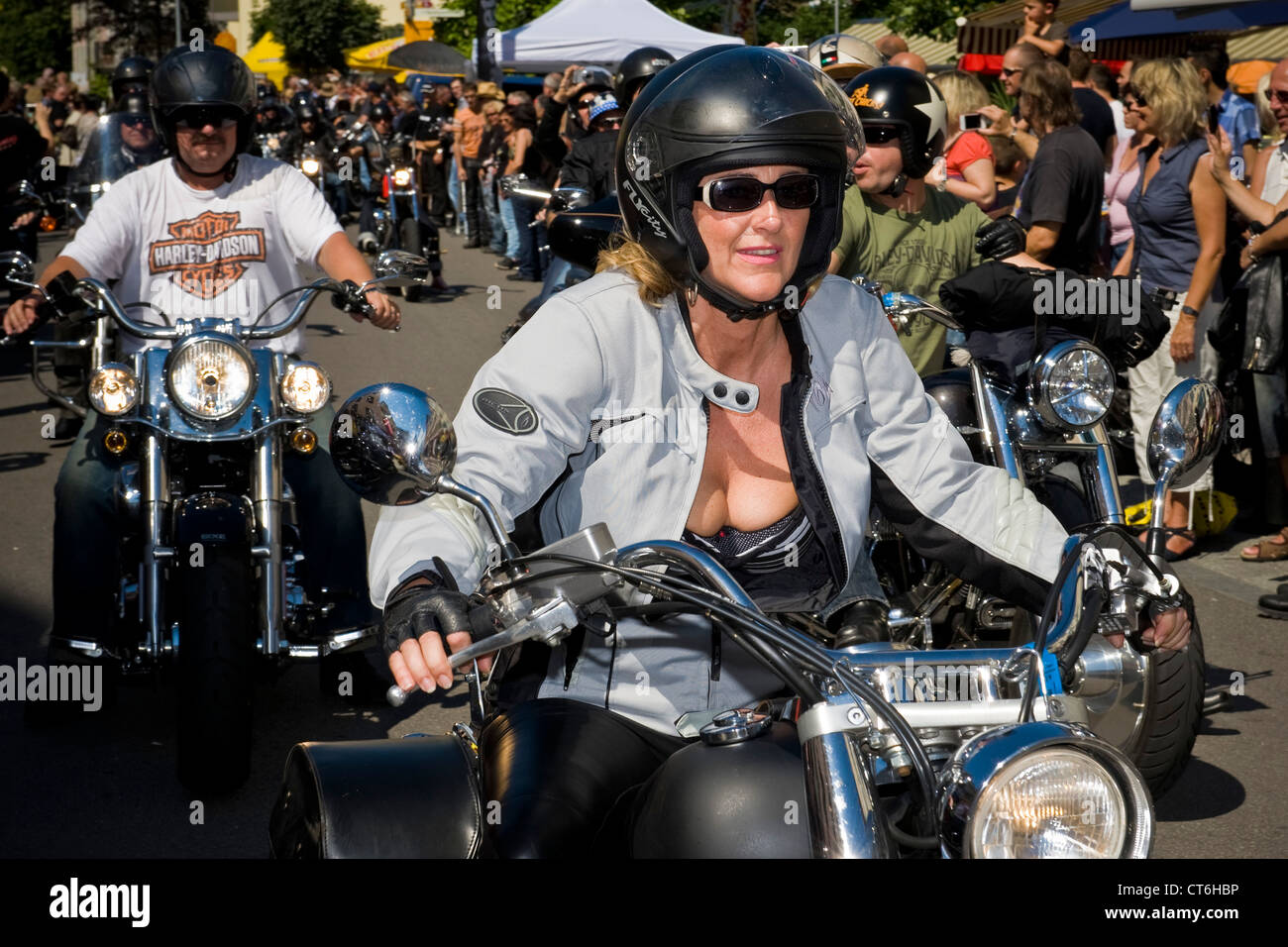 Schweiz, Brunnen, Harley Davidson festival Stockfotografie - Alamy