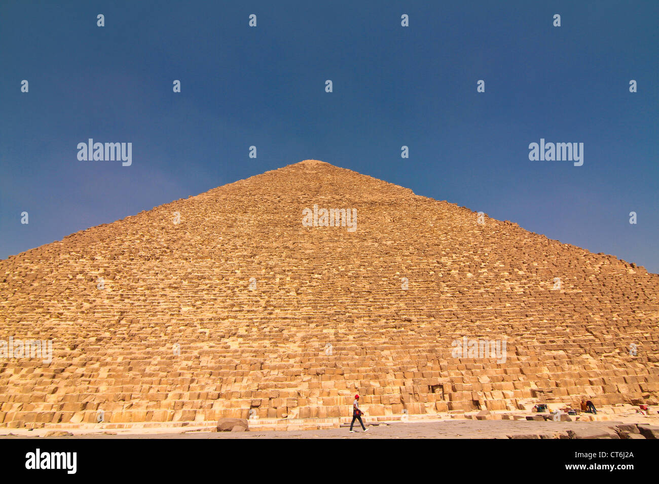 Pyramiden von Gizeh Ägypten Stockfoto