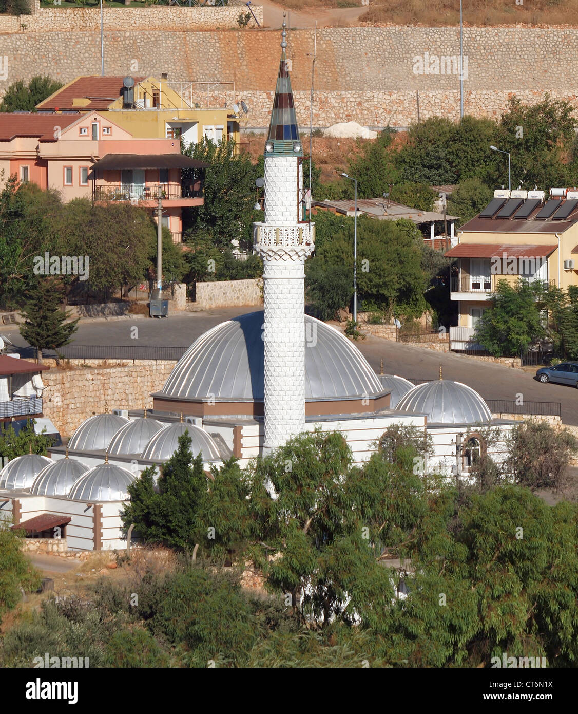 Moschee in Kalkan, Türkei Stockfoto