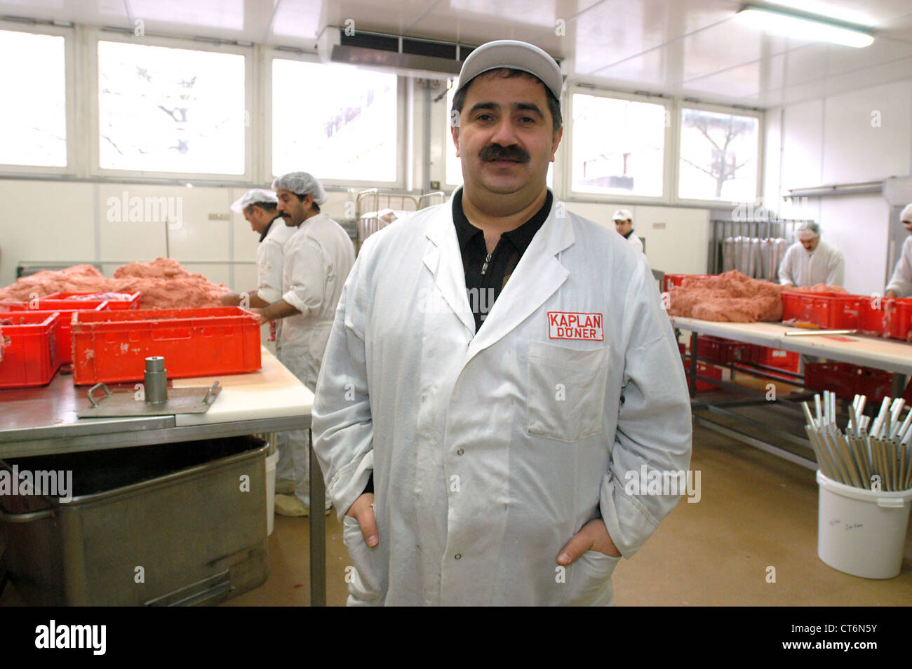 Doenerproduzent Remzi Kaplan, Berlin Stockfotografie Alamy