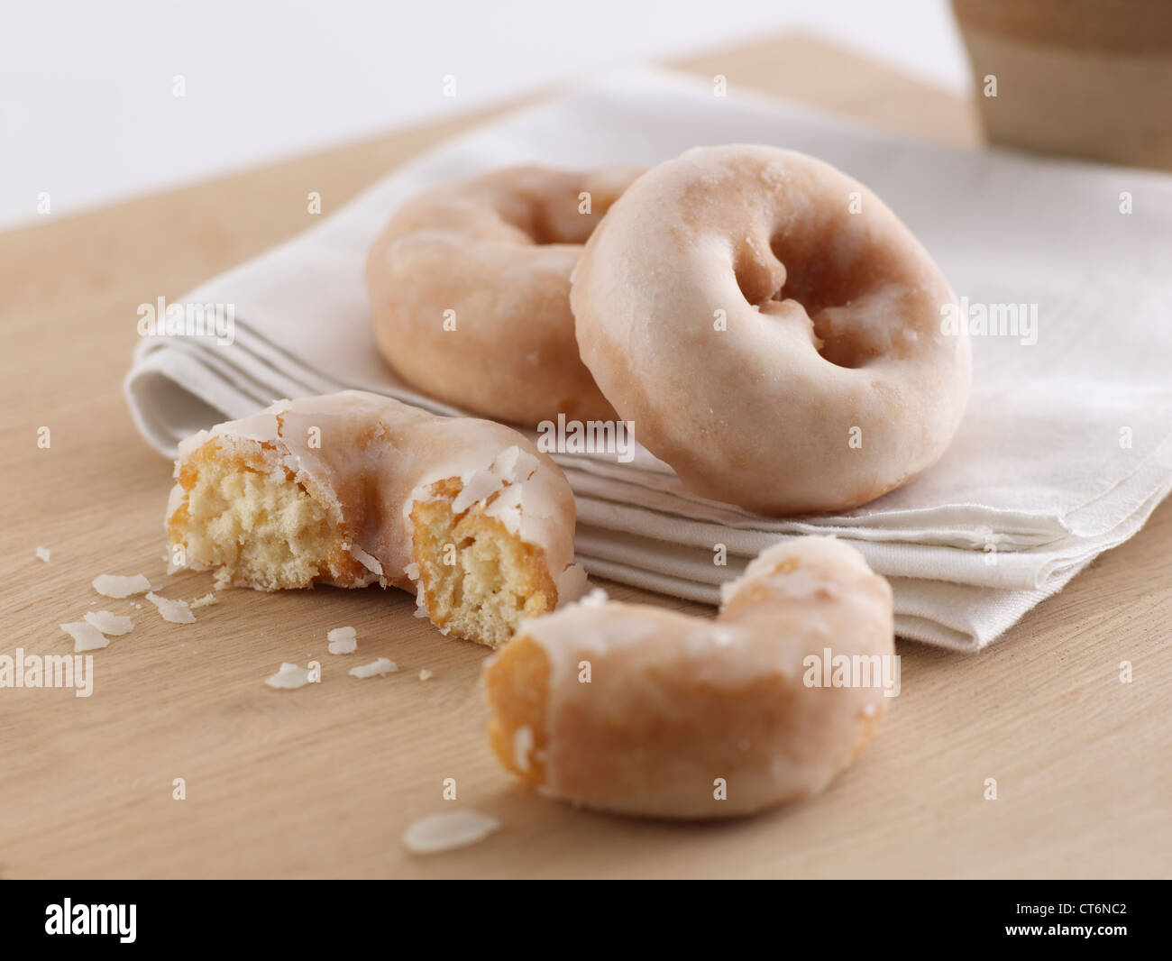 glasierte Donuts Donuts Stockfoto