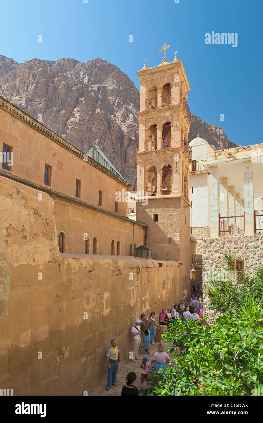 Die Kirche der Verklärung am St Catherine Monastery, Sinai, Ägypten Stockfoto