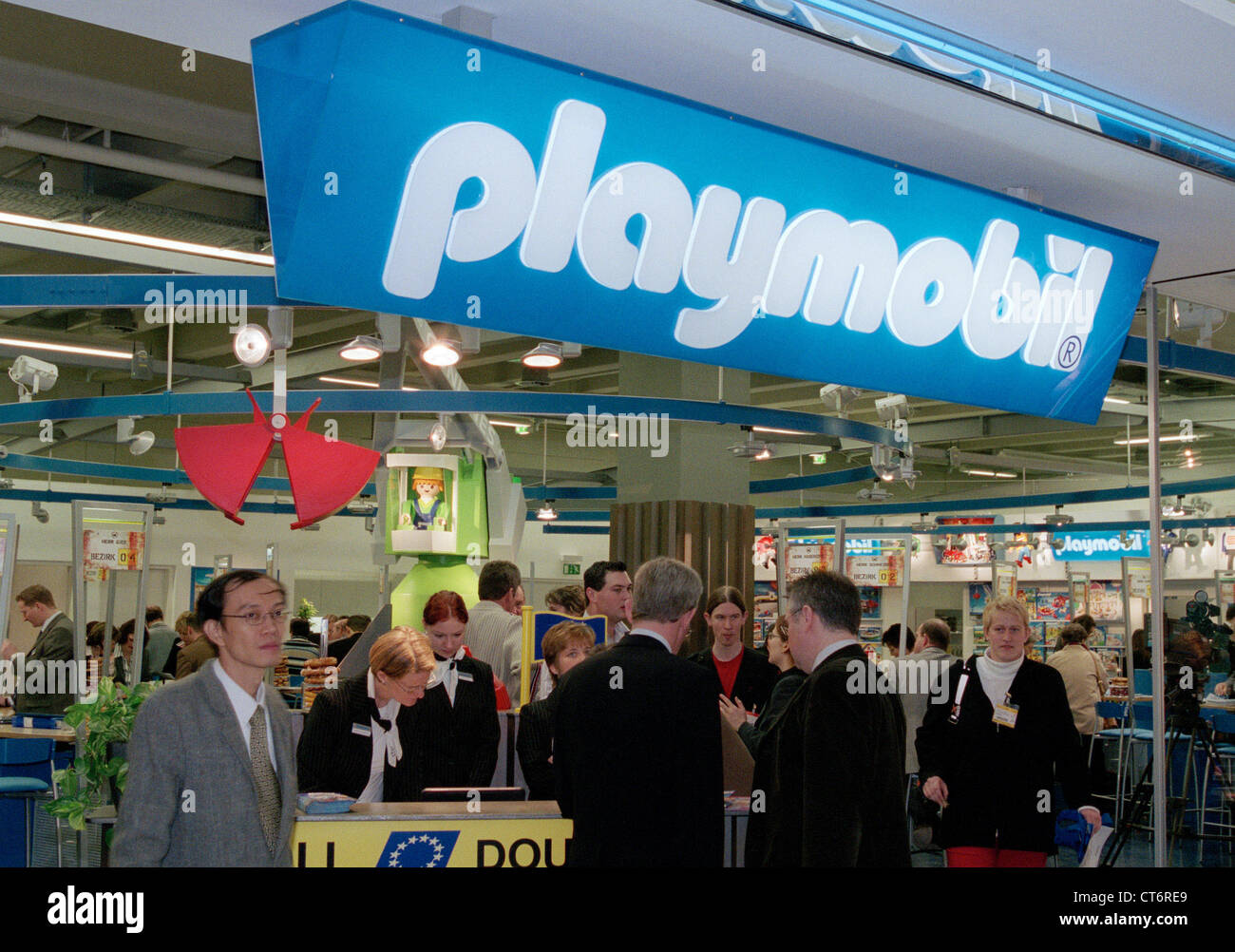 Spielwarenmesse Nürnberg - Stand Playmobil Stockfoto