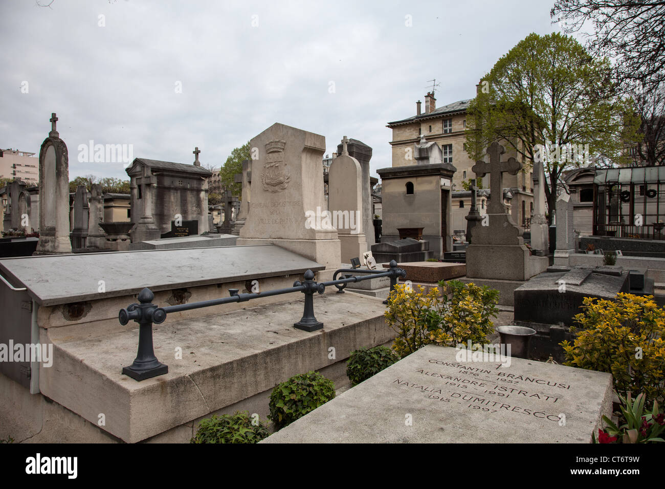 FRIEDHOF MONTPARNASSE, PARIS Stockfoto