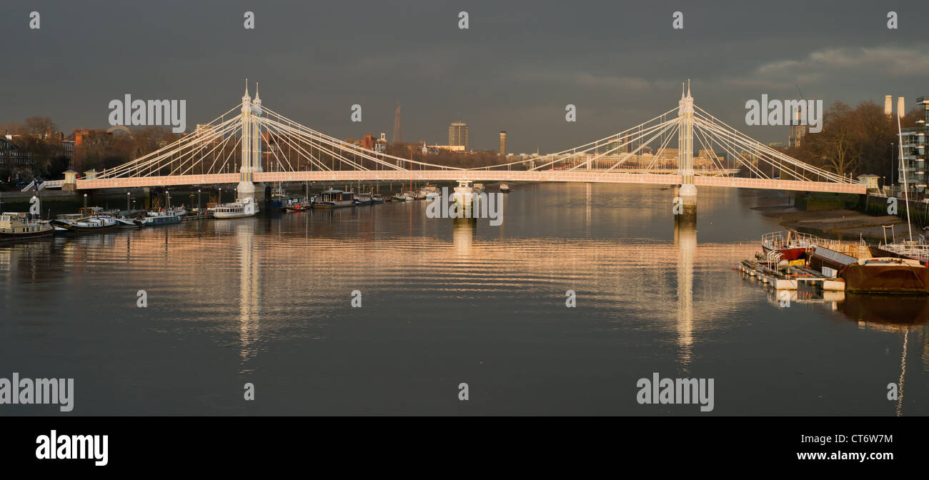 Albert Bridge London Stockfoto
