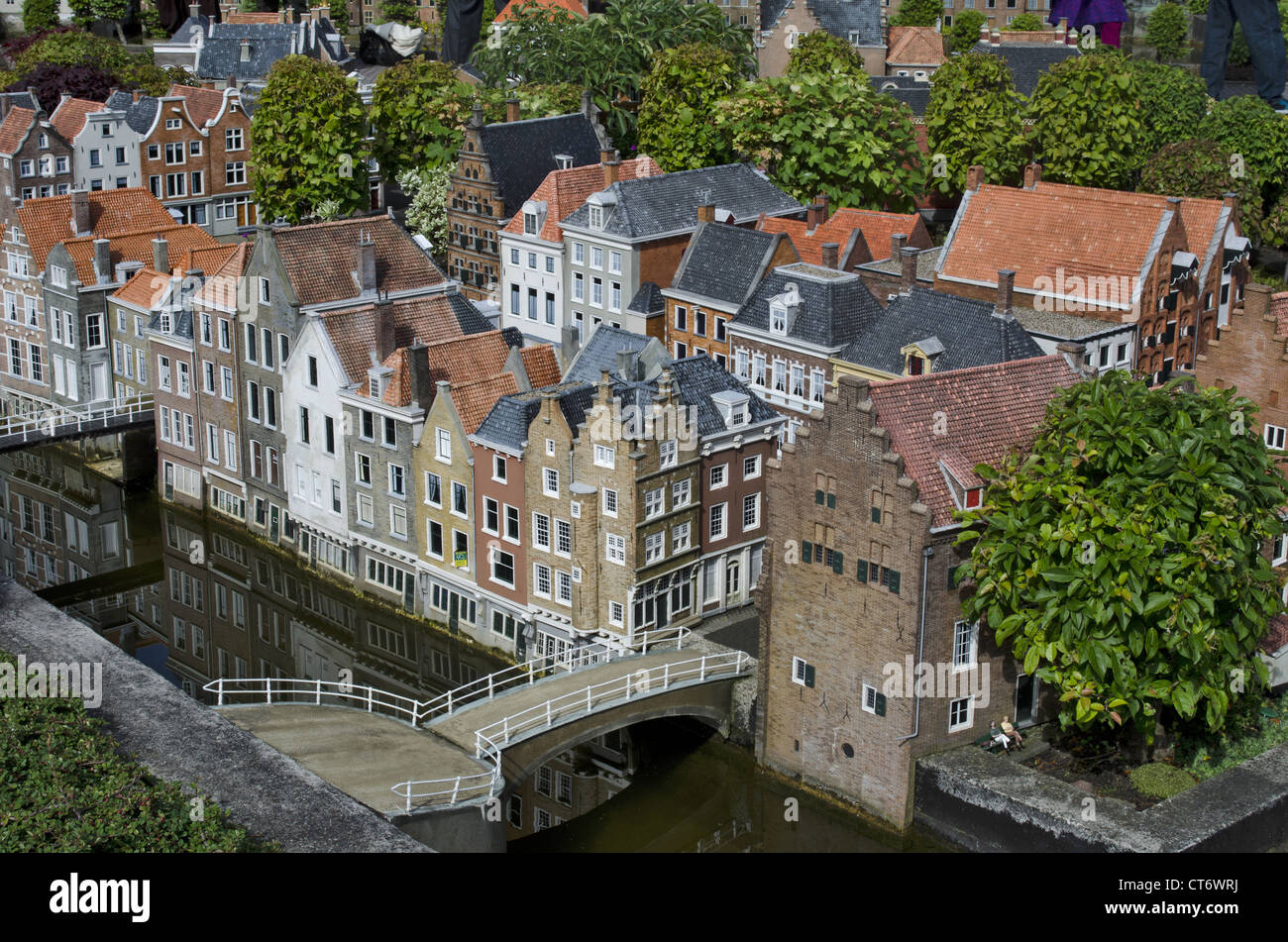 Madurodam Miniaturdorf, Scheveningen Viertel von den Haag, Niederlande (Holland) Stockfoto