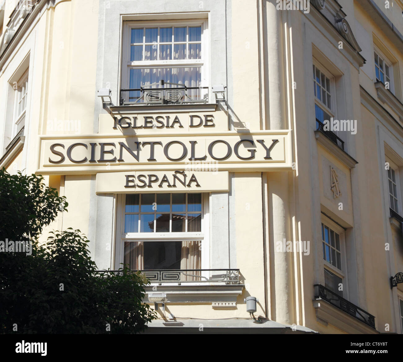 Scientology-Kirche in Madrid, Spanien Stockfoto