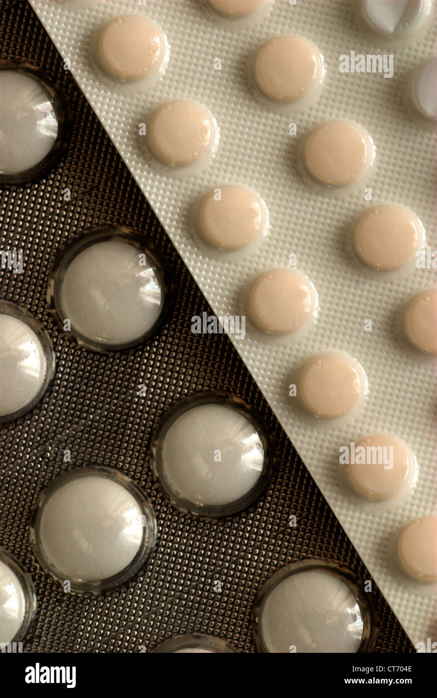 Standard-Image von medizinischen Tabletten / Pillen. Stockfoto