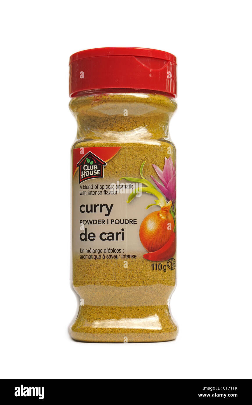Curry-Pulver Stockfoto