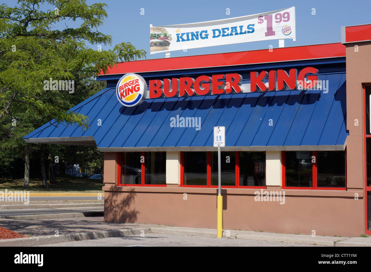 Burger King Restaurant Stockfoto