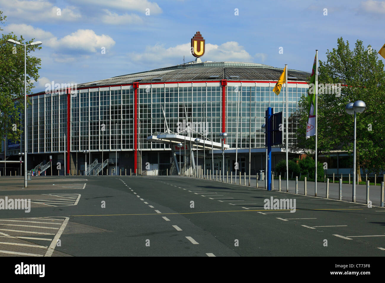 D-Dortmund, Ruhrgebiet, Westfalen, Nordrhein Westfalen, NRW, Westfalenhallen Dortmund, Hallen der Westfalen, Messegelände, Kongresszentrum, Mulit-Veranstaltungsort Stockfoto