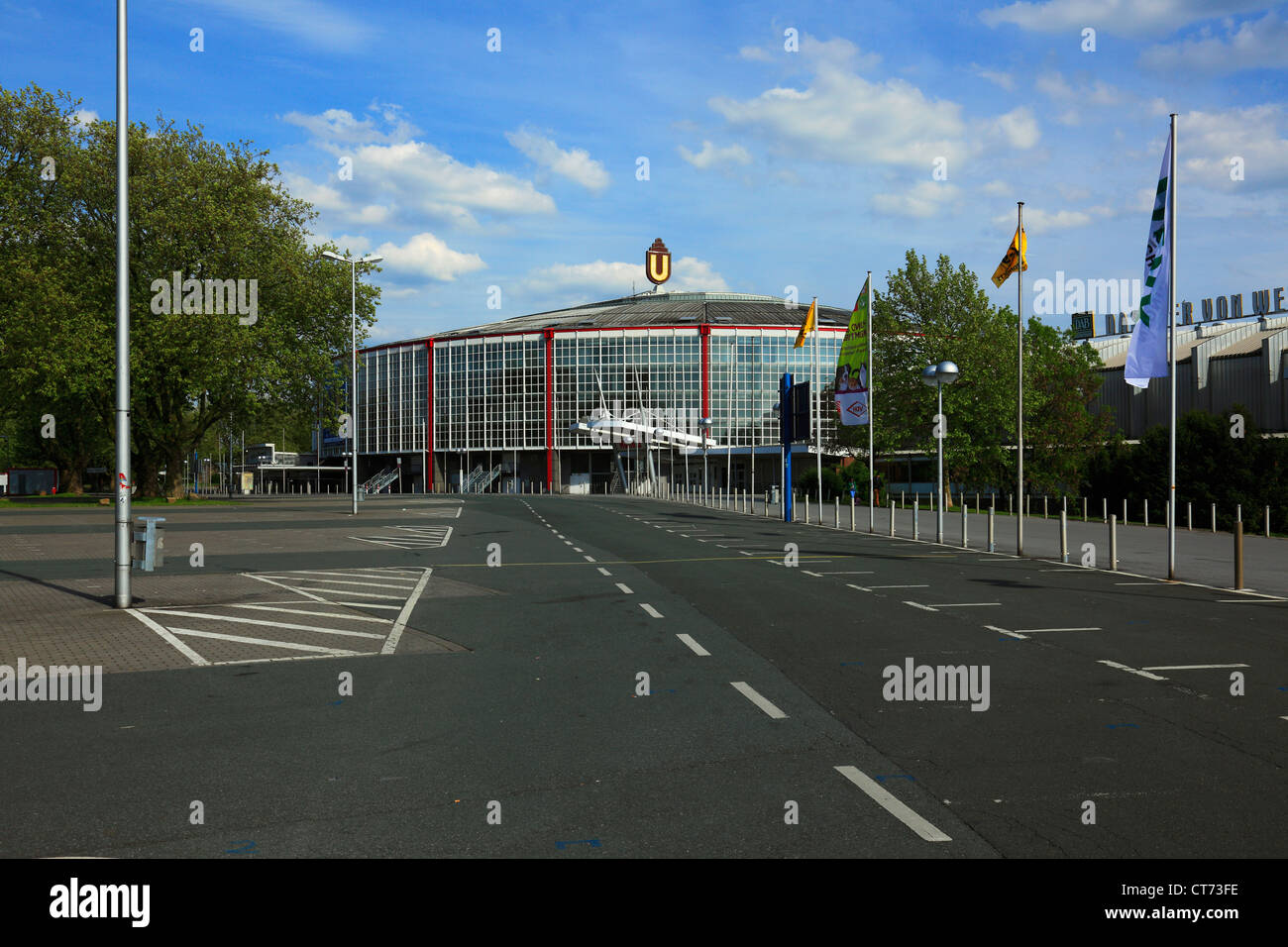 D-Dortmund, Ruhrgebiet, Westfalen, Nordrhein Westfalen, NRW, Westfalenhallen Dortmund, Hallen der Westfalen, Messegelände, Kongresszentrum, Mulit-Veranstaltungsort Stockfoto