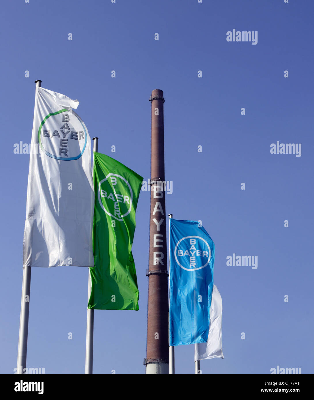 Bayer AG in Leverkusen Stockfoto