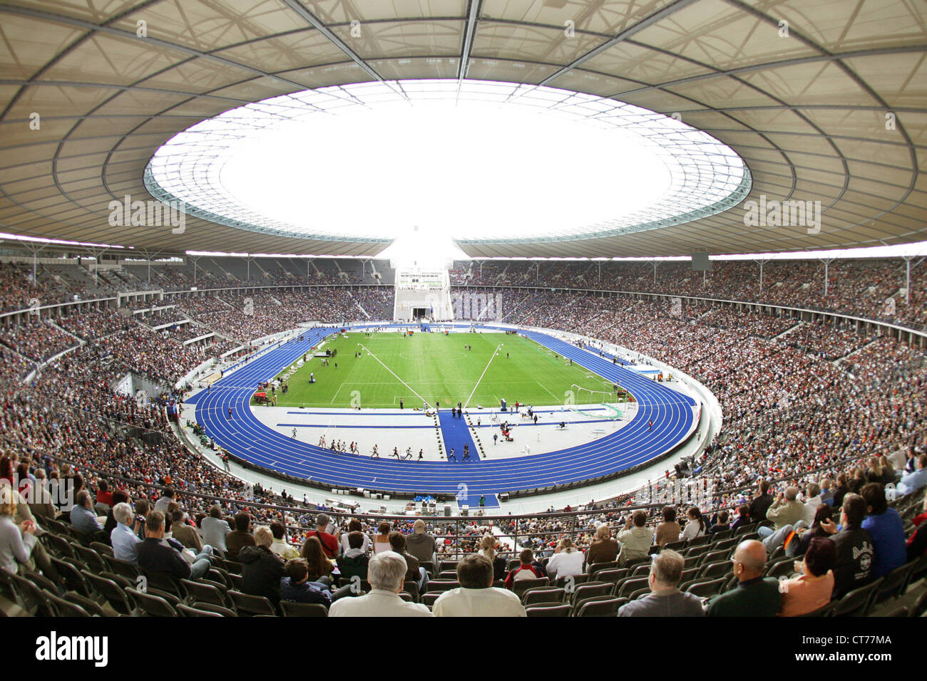 Panorama des Olympiastadions Berlin Stockfoto Panorama des Olympiastadions Berlin Stockfoto