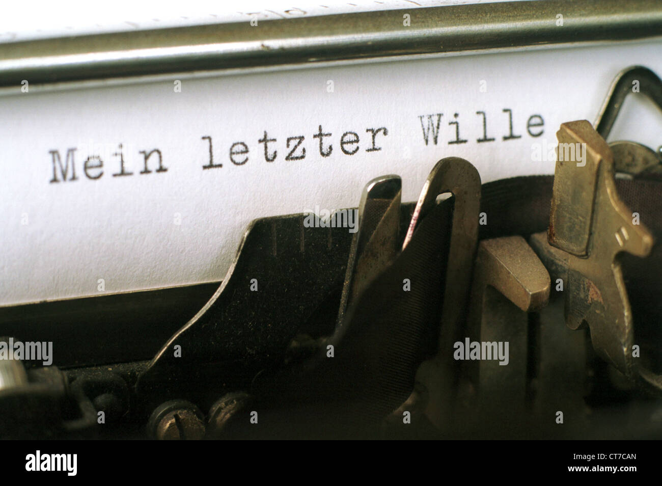 Das letzte symbol wird, Wörterbuch Stockfoto