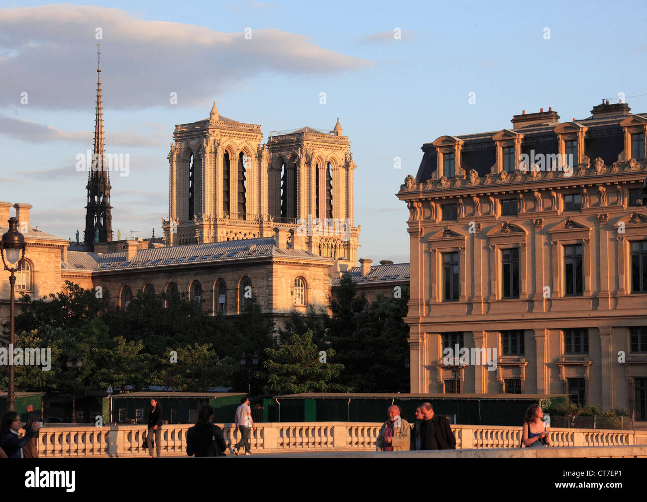 Frankreich, Paris, Ile De La Cité, Cathédrale Notre-Dame, Stockfoto
