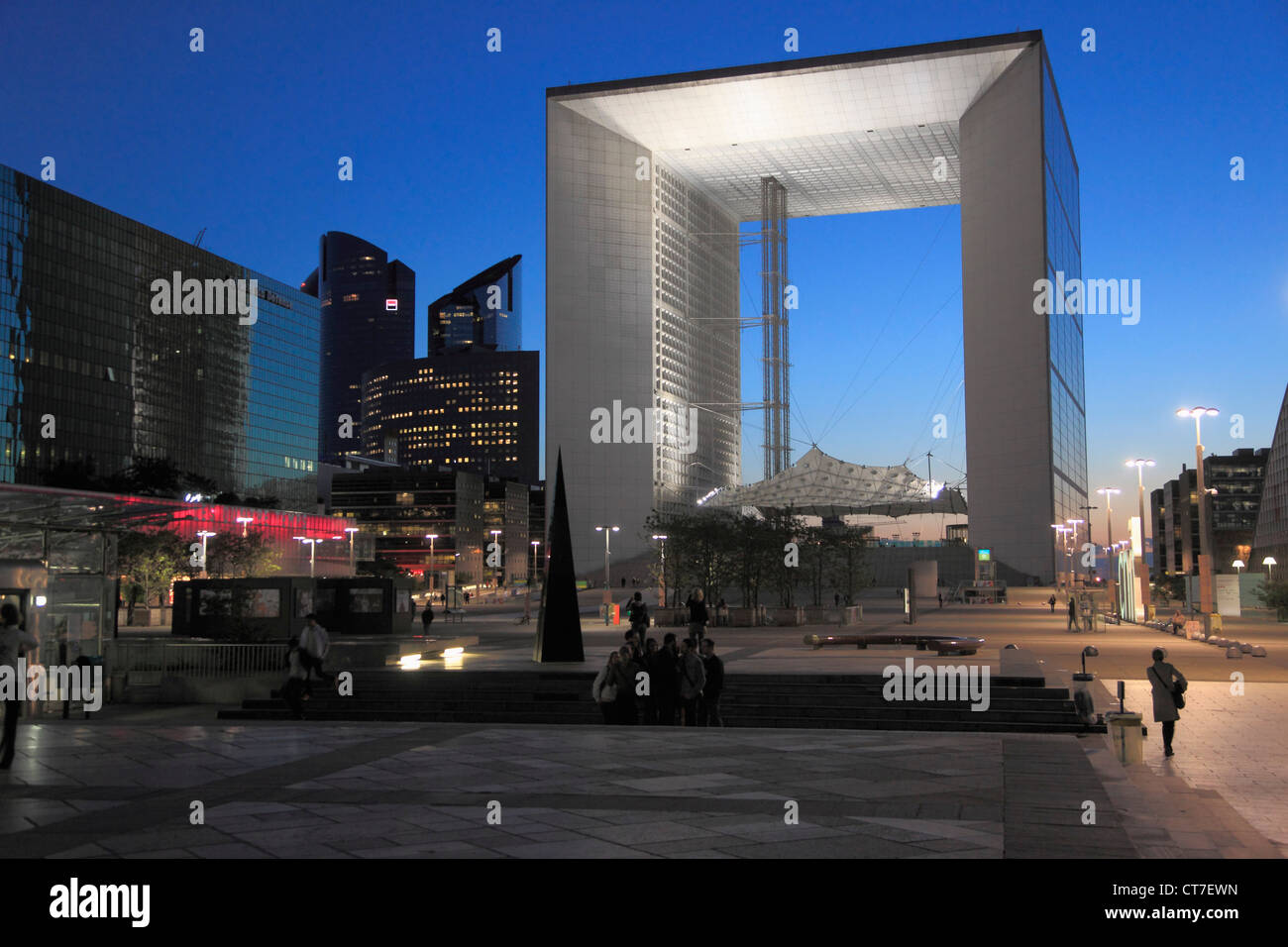 Frankreich, Paris, La Défense, Grande Arche, Stockfoto