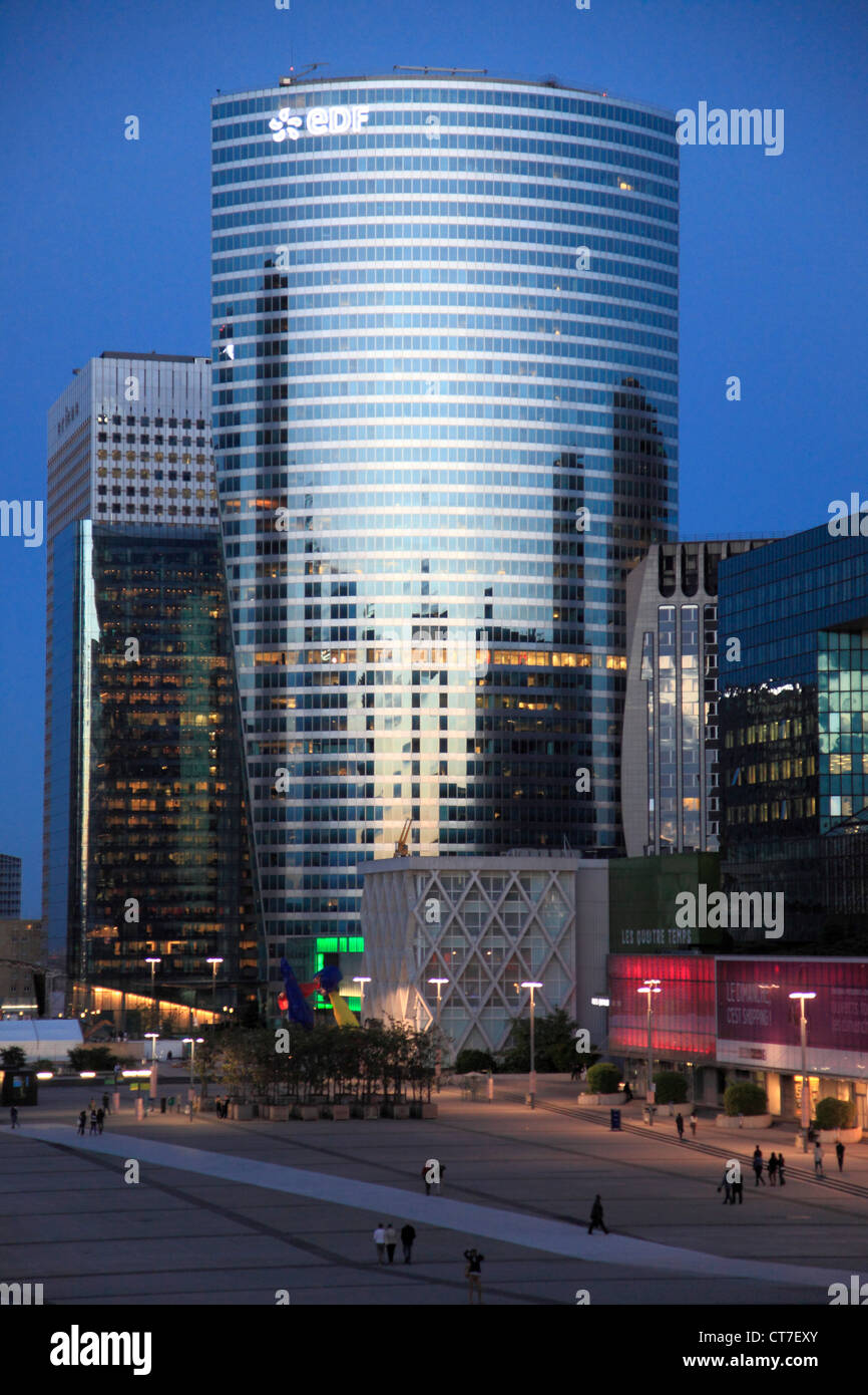 Frankreich, Paris, La Défense, Geschäftsviertel, moderne Architektur, Stockfoto