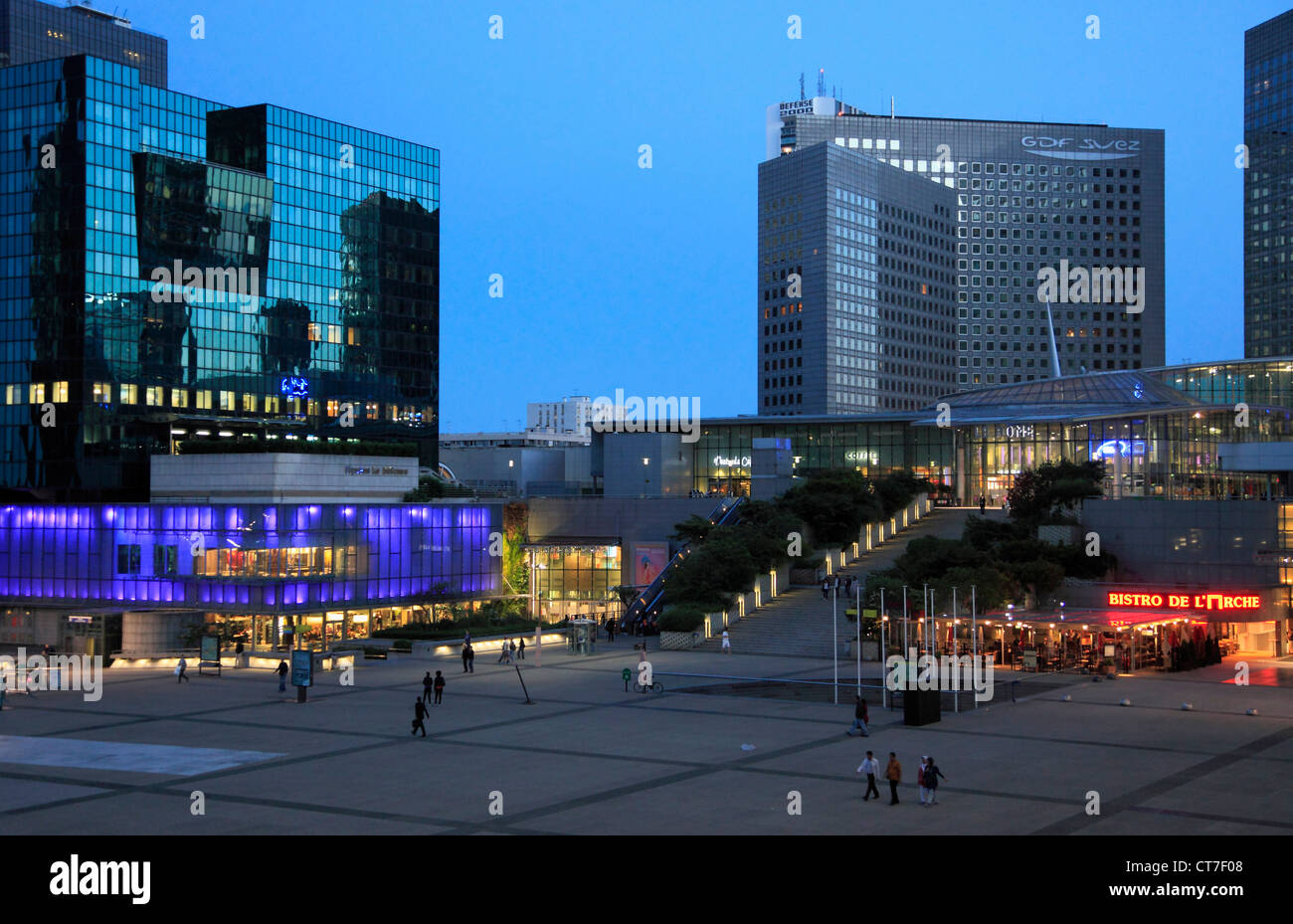 Frankreich, Paris, La Défense, Geschäftsviertel, moderne Architektur, Stockfoto