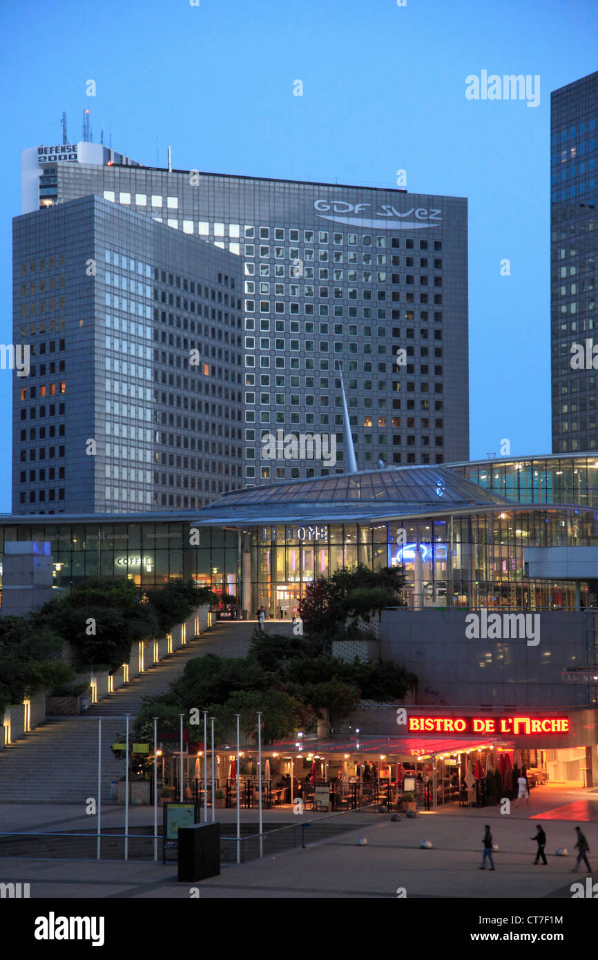 Frankreich, Paris, La Défense, Geschäftsviertel, moderne Architektur, Stockfoto