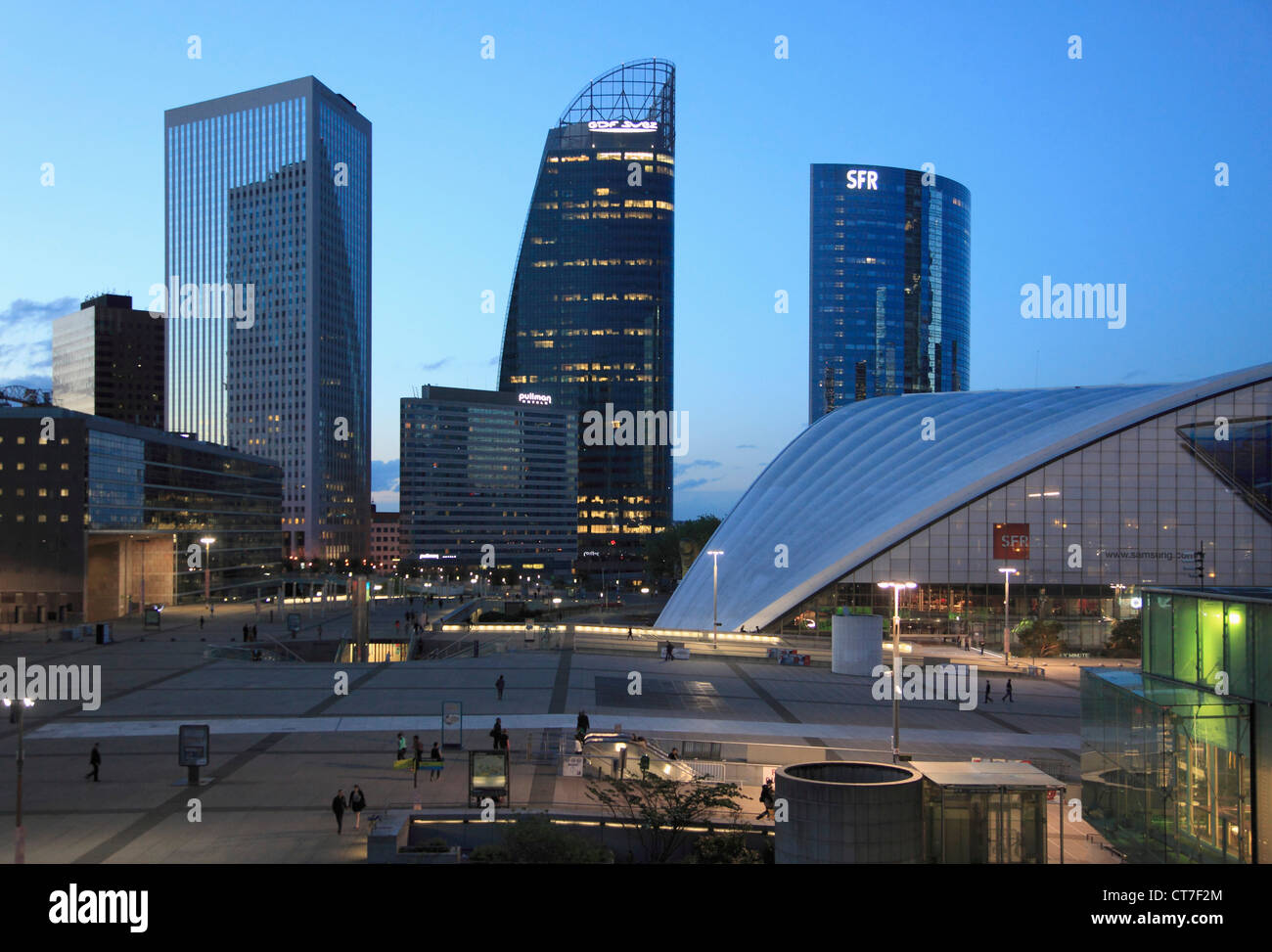 Frankreich, Paris, La Défense, Geschäftsviertel, moderne Architektur, Stockfoto