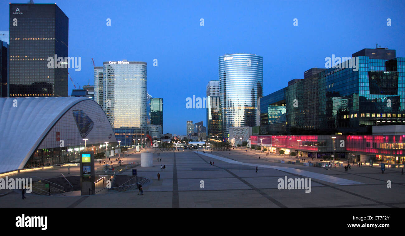 Frankreich, Paris, La Défense, Geschäftsviertel, moderne Architektur, Stockfoto