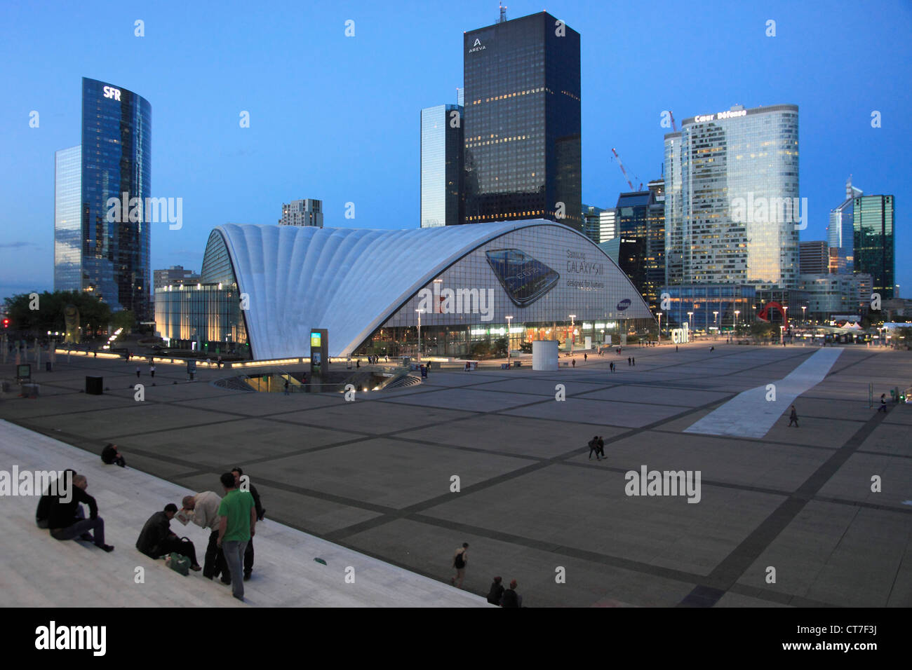Frankreich, Paris, La Défense, Geschäftsviertel, moderne Architektur, Stockfoto